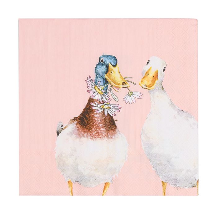 'Not a Daisy Goes By' Duck Lunch Napkins Pack of 20