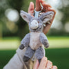 Wrendale Designs "Jack" Donkey Plush Keyring