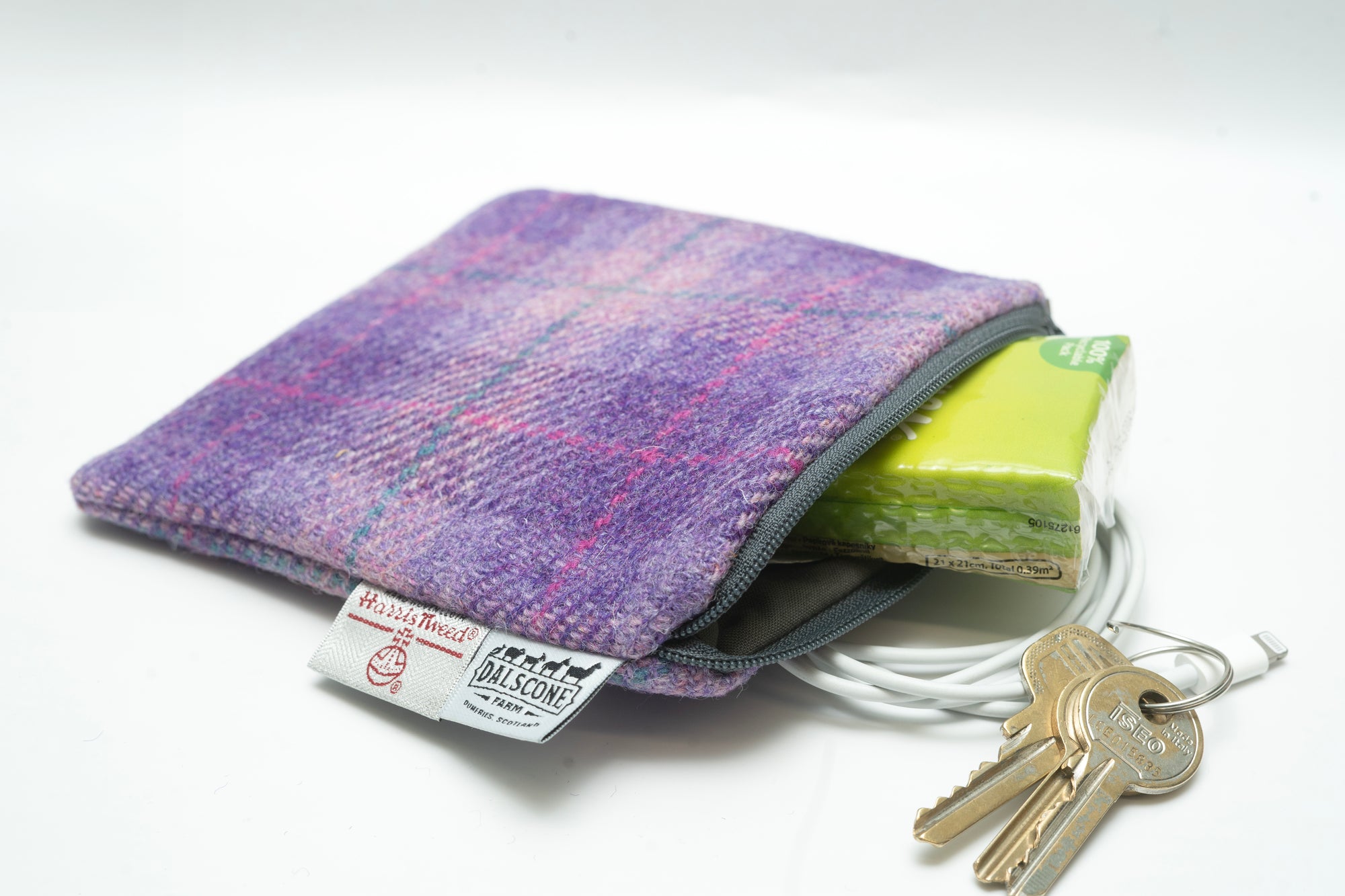 Dalscone Harris Tweed Small Pouch