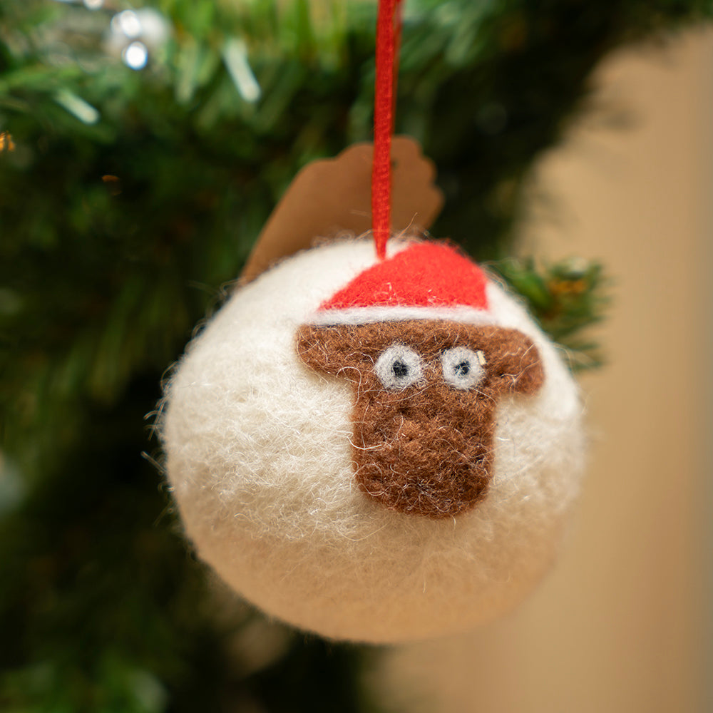 Little Beau Sheep x Dalscone Farm Wool Sheep Decoration
