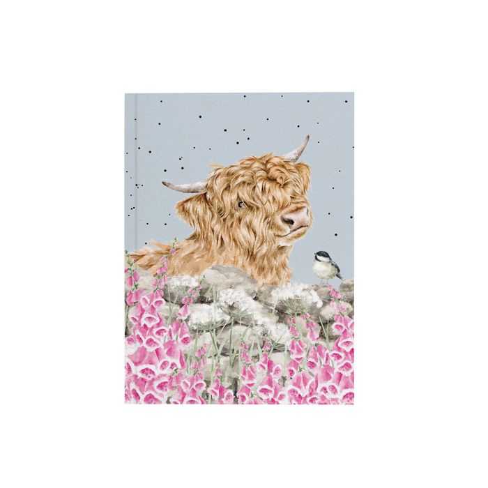 Wrendale Designs 'Just for Moo' Highland Cow A6 Notebook