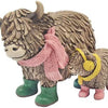 Highland Cow & Baby with Wellies & Scarf