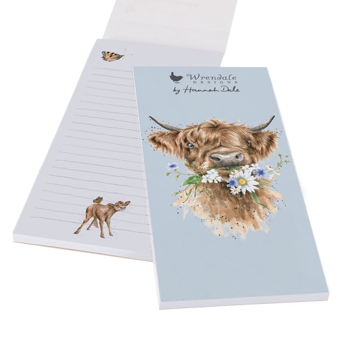 Wrendale Designs 'Daisy Coo' Highand Cow Magnetic Shopping Pad