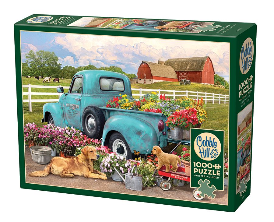 Cobble Hill 'Flower Truck' 1000 Piece Puzzle