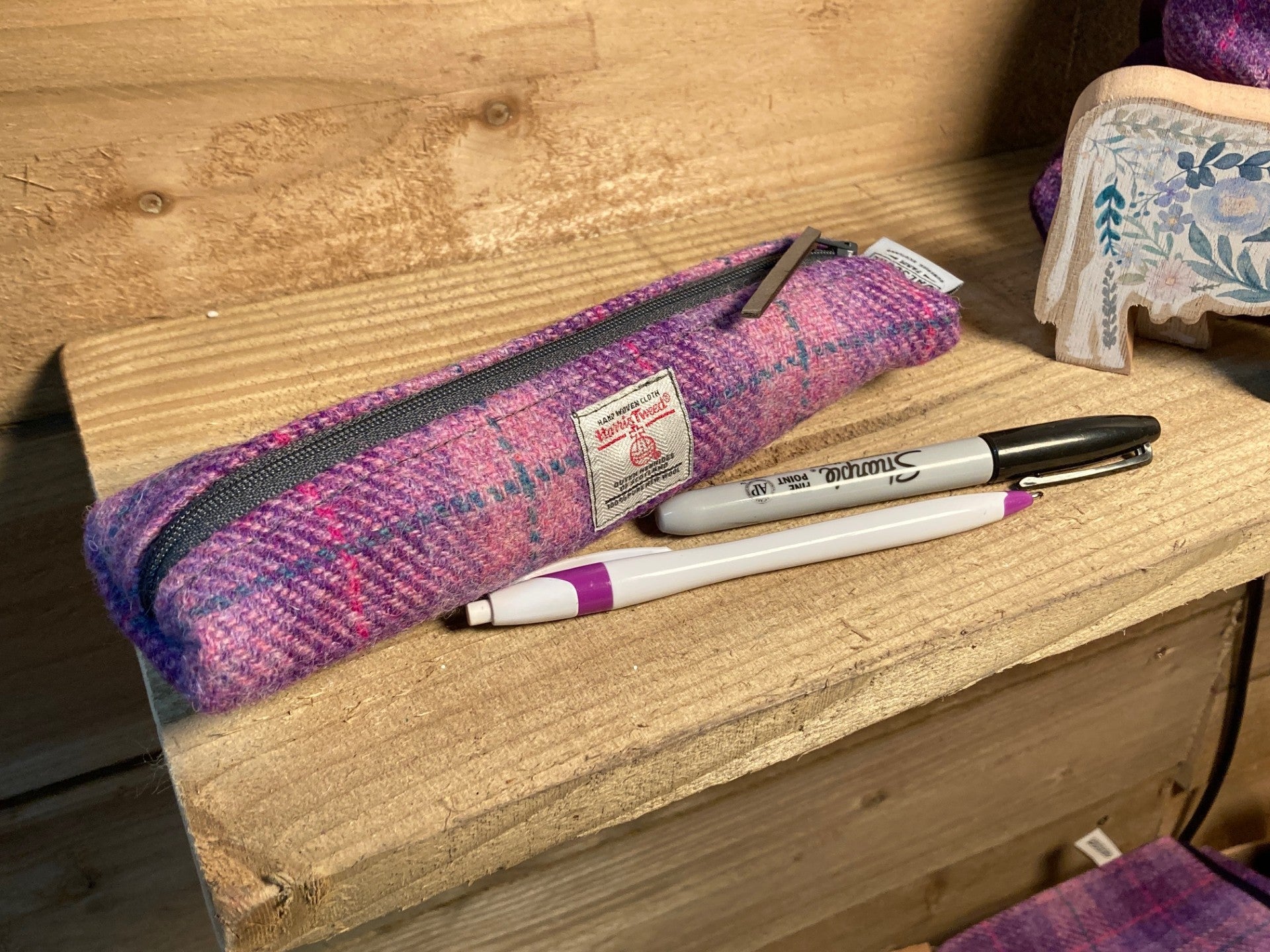 Dalscone Harris Tweed Slim Pencil Case