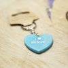Dalscone Marble Heart Keyring