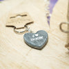 Dalscone Marble Heart Keyring
