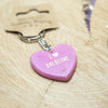 Dalscone Marble Heart Keyring
