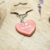 Dalscone Marble Heart Keyring
