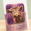 'A Wee Gift From Scotland' Dalscone Tartan Coaster Card