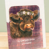 'A Wee Gift From Scotland' Dalscone Tartan Coaster Card