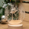 Acrylic Panel Light with Christmas Scene