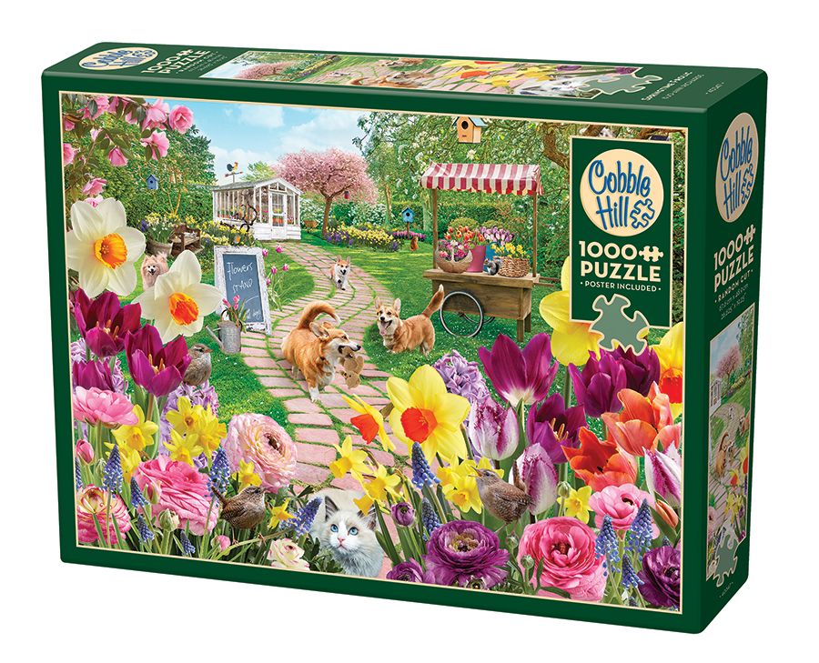 Cobble Hill 'Springtime Frolic' 1000 Piece Puzzle